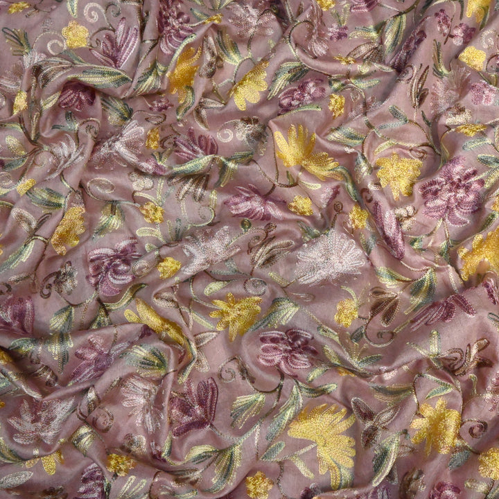 Pure Monga Multi-Thread Embroidery Fabric