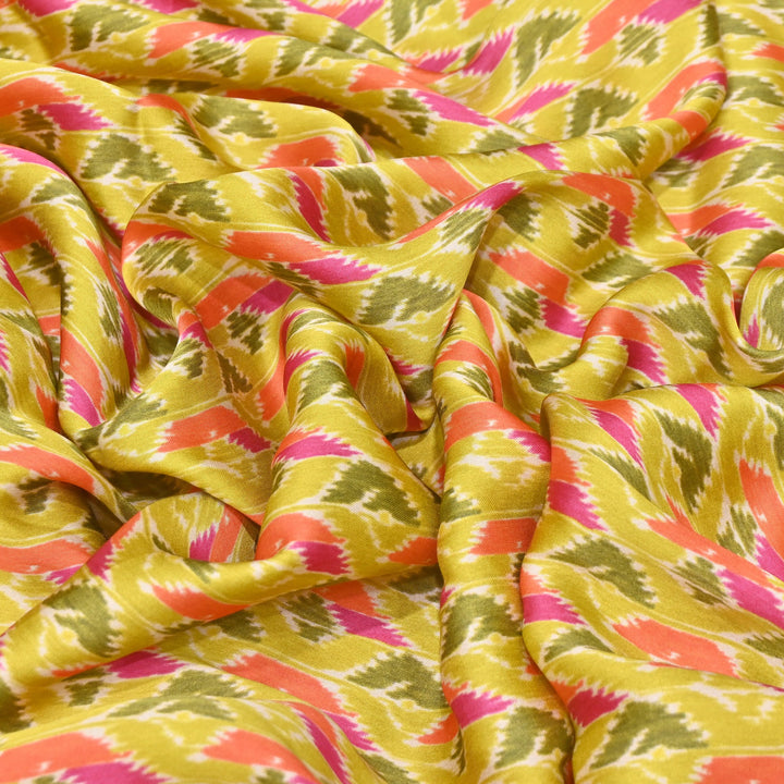 Bemberg Satin Digital Print Fabric | Soft Luxury Designer Fabric | 001333-08