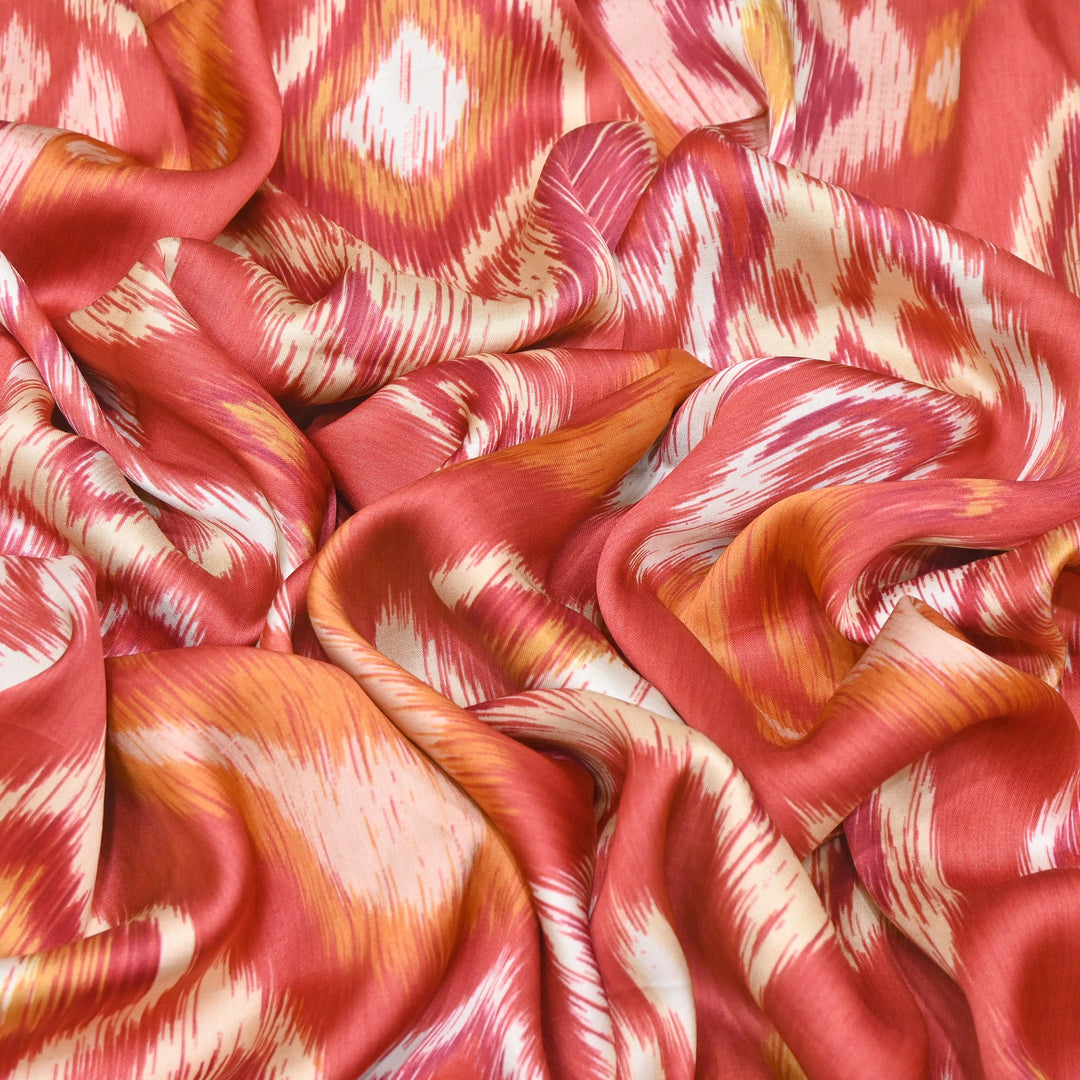 Bemberg Satin Digital Print Fabric | Soft Luxury Designer Fabric | 001333-09