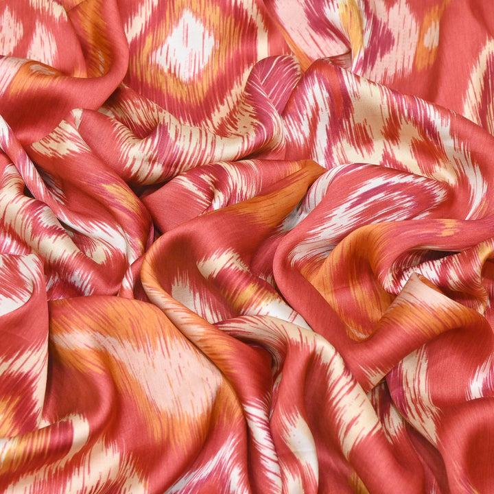 Bemberg Satin Digital Print Fabric | Soft Luxury Designer Fabric | 001333-09