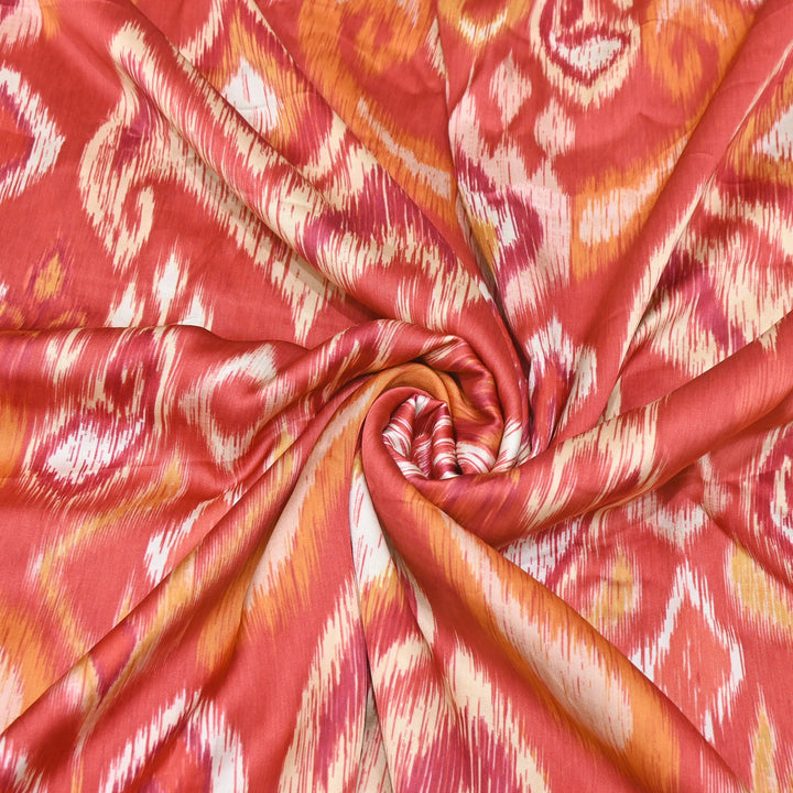 Bemberg Satin Digital Print Fabric | Soft Luxury Designer Fabric | 001333-09