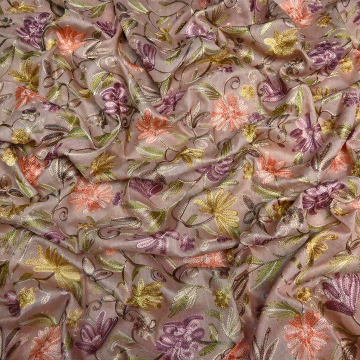Pure Monga Multi-Thread Embroidery Fabric