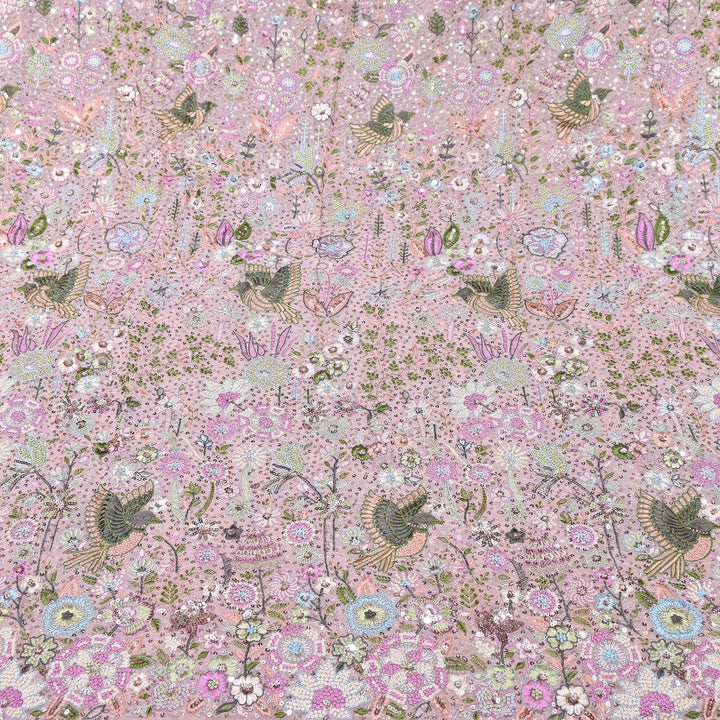 Viscose Georgette Thread & Sequins Embroidery 54"| Designer Fabrics | D28741-02