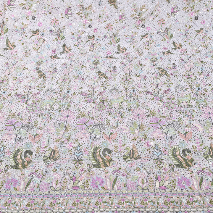 Viscose Georgette Sequins Embroidery 54"| Designer Fabrics | D28835-02