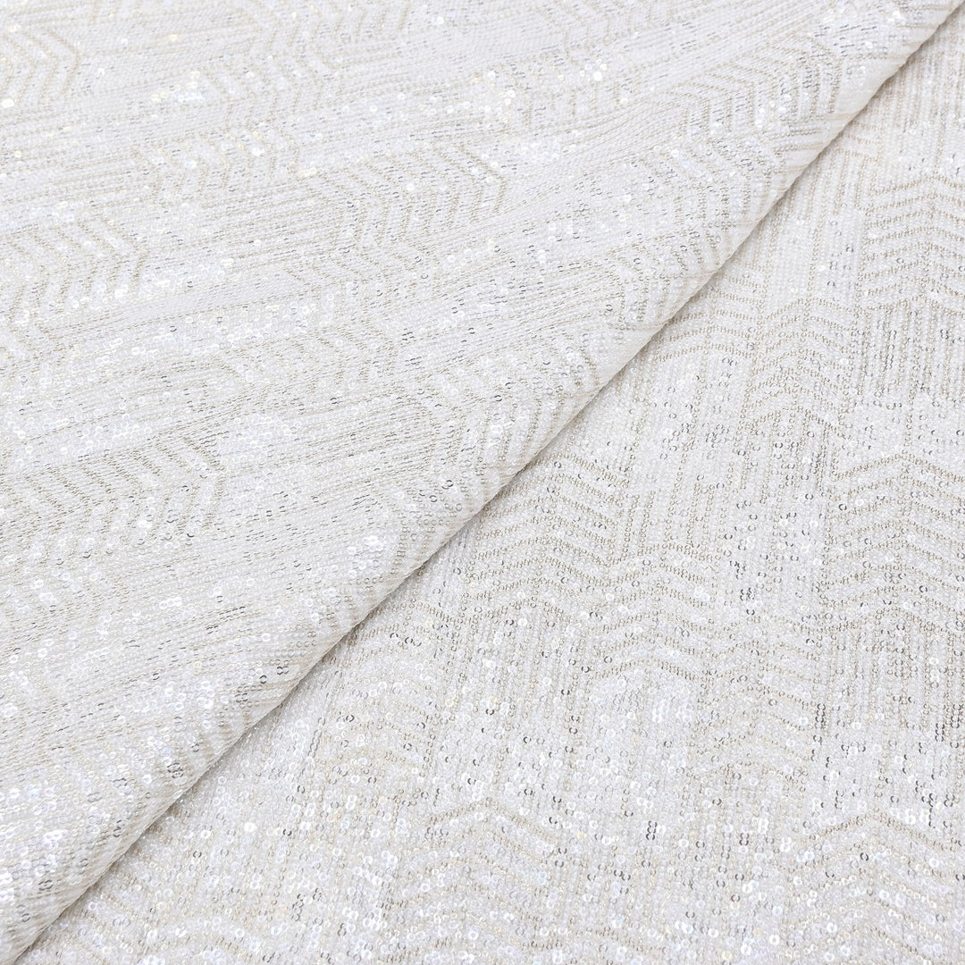 Georgette Sequins Embroidery 54"| Designer Fabrics | D30342
