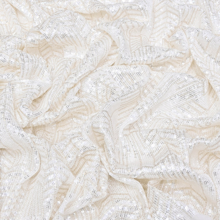 Georgette Sequins Embroidery 54"| Designer Fabrics | D30342