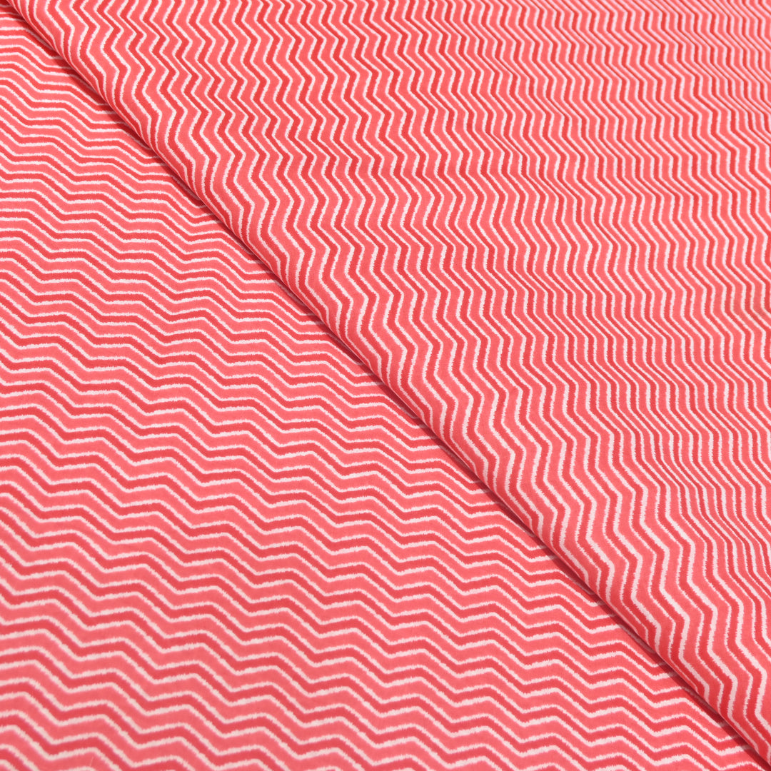 Premium Cotton Linen Printed Fabric 44" Width | Soft Breathable Designer Fabric S17538-1