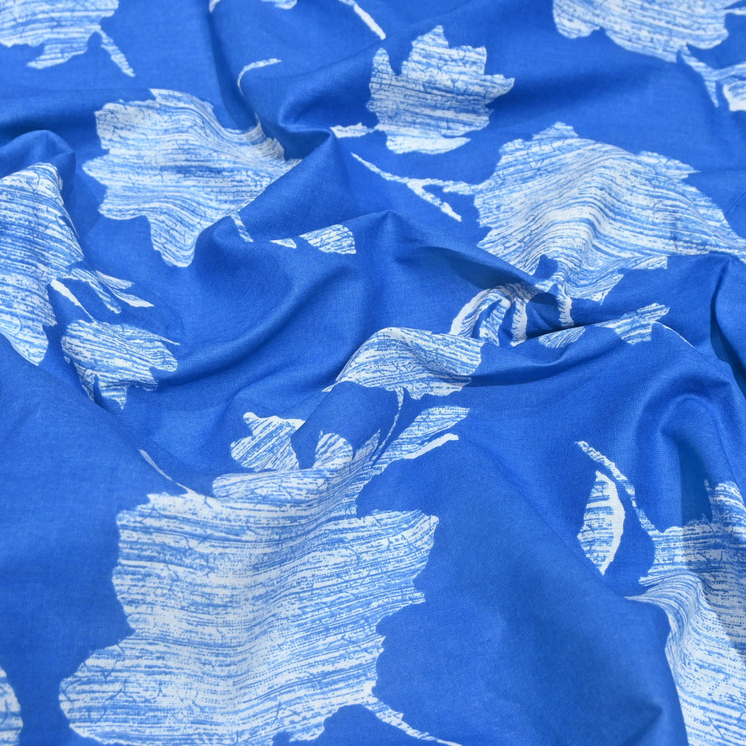 Premium Cotton Linen Printed Fabric 44" Width | Soft Breathable Designer Fabric S17537-2