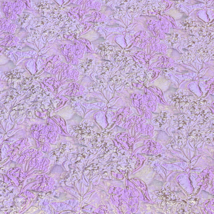 Luxury Imported Korean Jacquard Floral Zari Designer Fabric - AF1050-A3