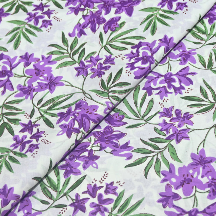 Premium Cotton Printed Fabric | Soft Breathable Designer Print 000350-2