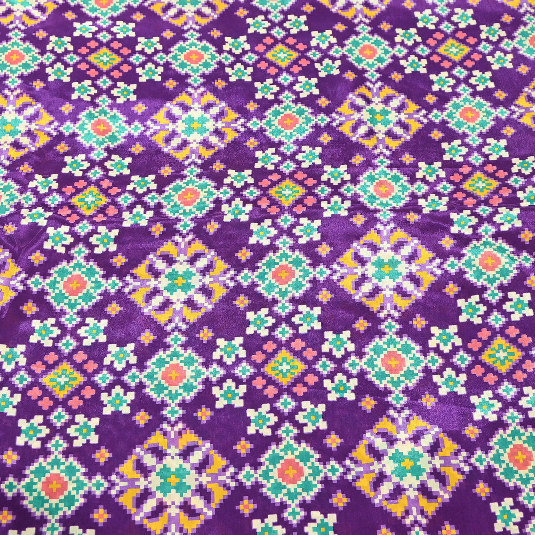 Premium Viscose Crepe Digital Print Fabric | Soft & Elegant Designer Printed Fabric | 001166-A7