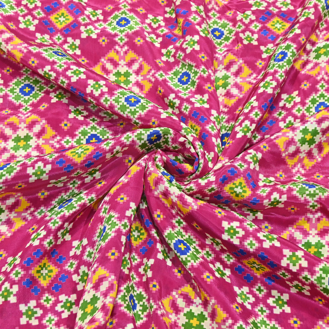 Premium Viscose Crepe Digital Print Fabric | Soft & Elegant Designer Printed Fabric | 001166-A9