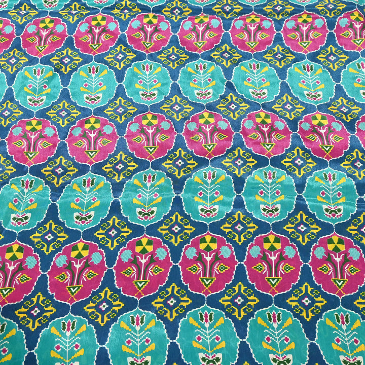 Premium Viscose Crepe Digital Print Fabric | Soft & Elegant Designer Printed Fabric | 001166-A10