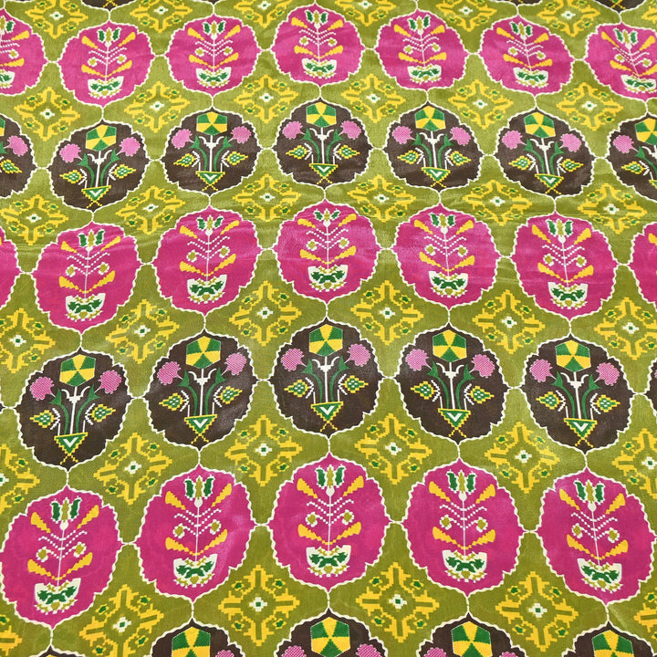 Premium Viscose Crepe Digital Print Fabric | Soft & Elegant Designer Printed Fabric | 001166-A11