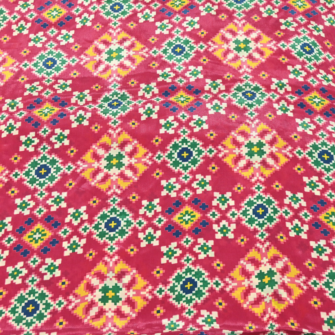 Premium Viscose Crepe Digital Print Fabric | Soft & Elegant Designer Printed Fabric | 001166-A13