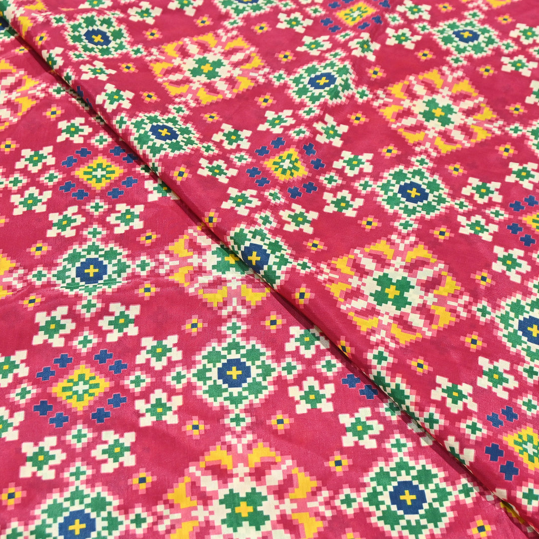 Premium Viscose Crepe Digital Print Fabric | Soft & Elegant Designer Printed Fabric | 001166-A13