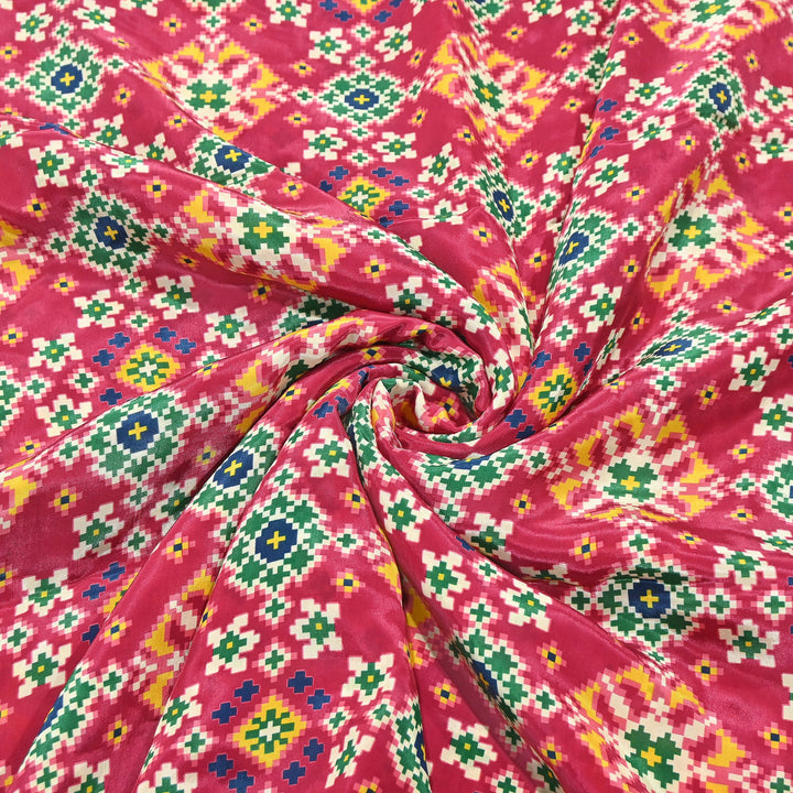 Premium Viscose Crepe Digital Print Fabric | Soft & Elegant Designer Printed Fabric | 001166-A13