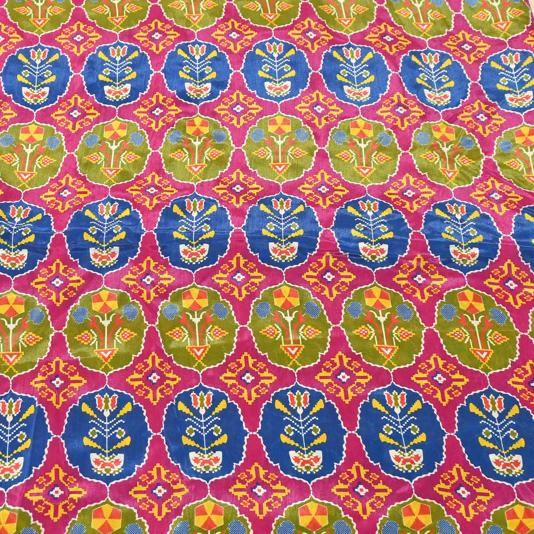 Premium Viscose Crepe Digital Print Fabric | Soft & Elegant Designer Printed Fabric | 001166-A14