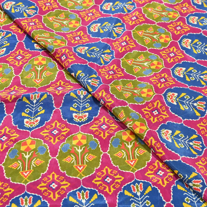 Premium Viscose Crepe Digital Print Fabric | Soft & Elegant Designer Printed Fabric | 001166-A14