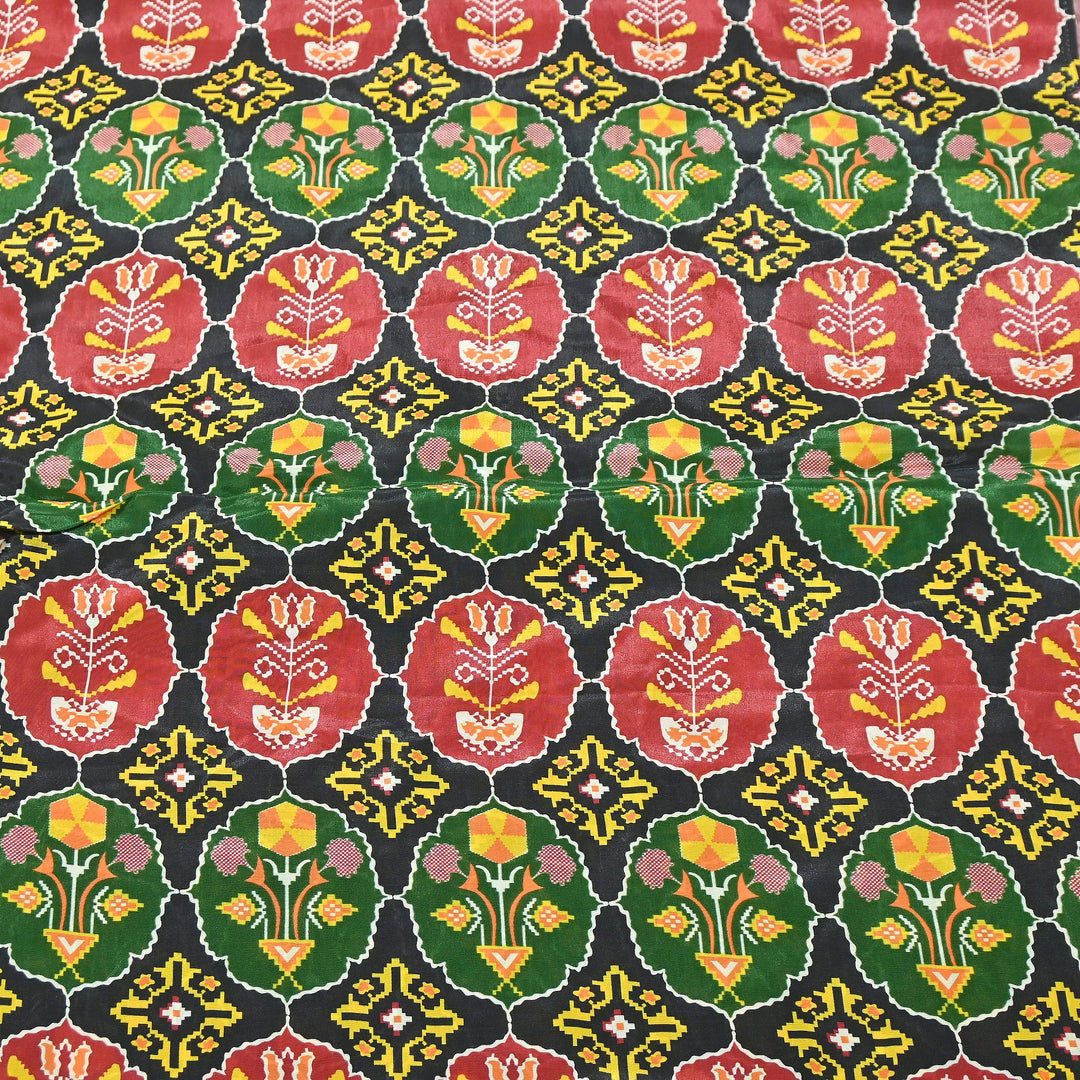 Premium Viscose Crepe Digital Print Fabric | Soft & Elegant Designer Printed Fabric | 001166-A16
