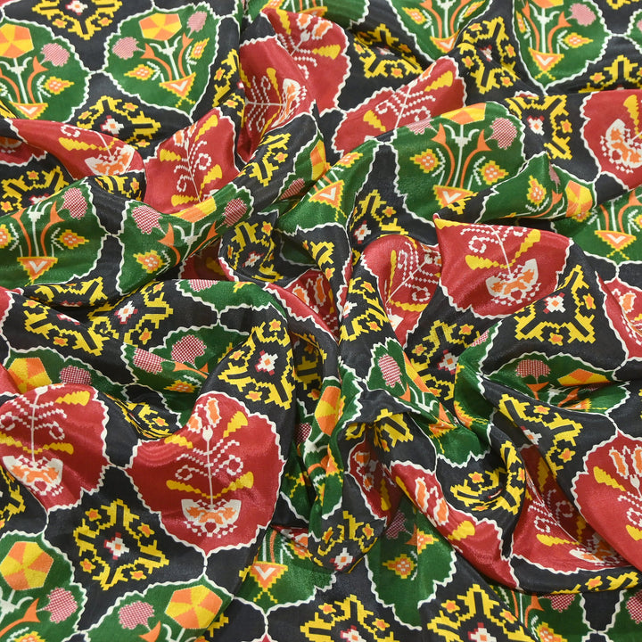 Premium Viscose Crepe Digital Print Fabric | Soft & Elegant Designer Printed Fabric | 001166-A16