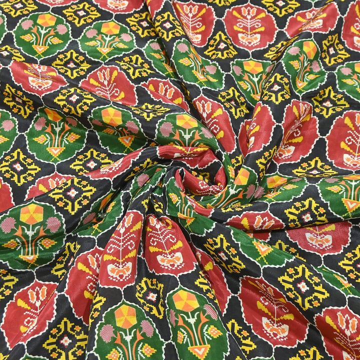 Premium Viscose Crepe Digital Print Fabric | Soft & Elegant Designer Printed Fabric | 001166-A16