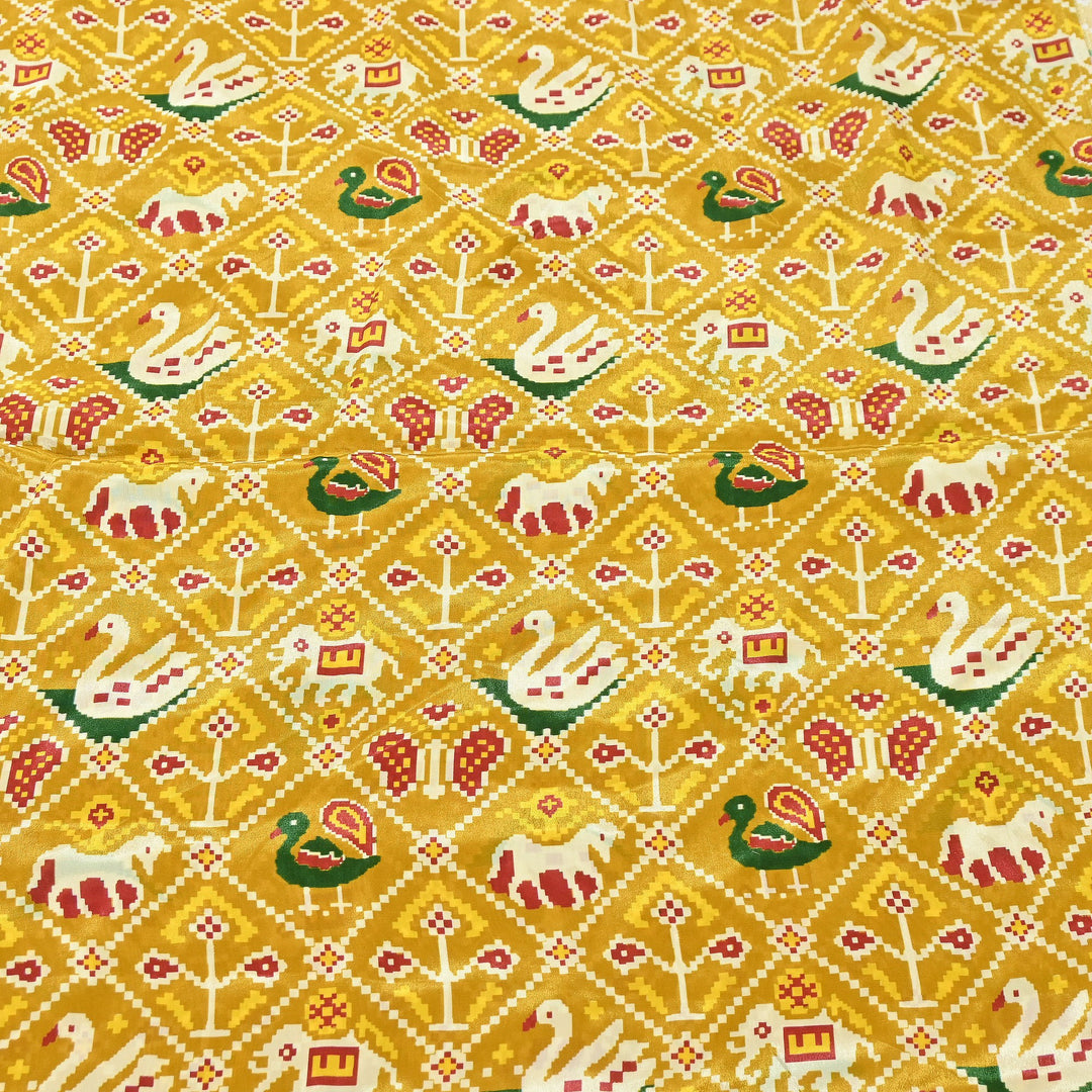 Premium Viscose Crepe Digital Print Fabric | Soft & Elegant Designer Printed Fabric | 001166-A17