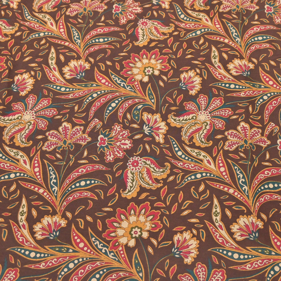 Premium Cotton Printed Fabric – Soft Breathable Designer Cotton Fabric - 000350-17