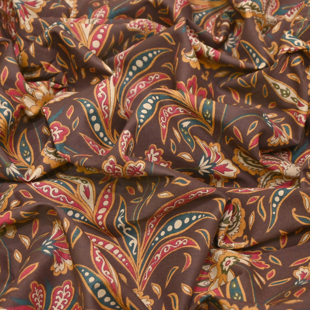 Premium Cotton Printed Fabric – Soft Breathable Designer Cotton Fabric - 000350-17