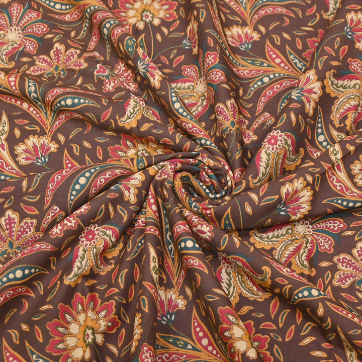 Premium Cotton Printed Fabric – Soft Breathable Designer Cotton Fabric - 000350-17