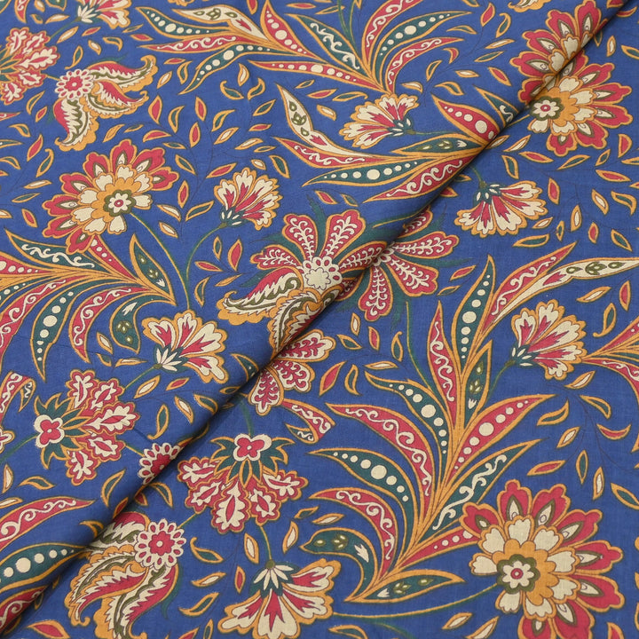 Premium Cotton Printed Fabric – Soft Breathable Designer Cotton Fabric - 000350-18