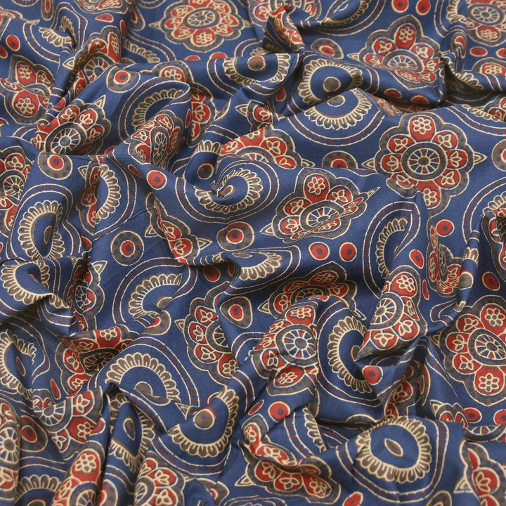 Premium Cotton Printed Fabric – Soft Breathable Designer Cotton Fabric - 000350-19