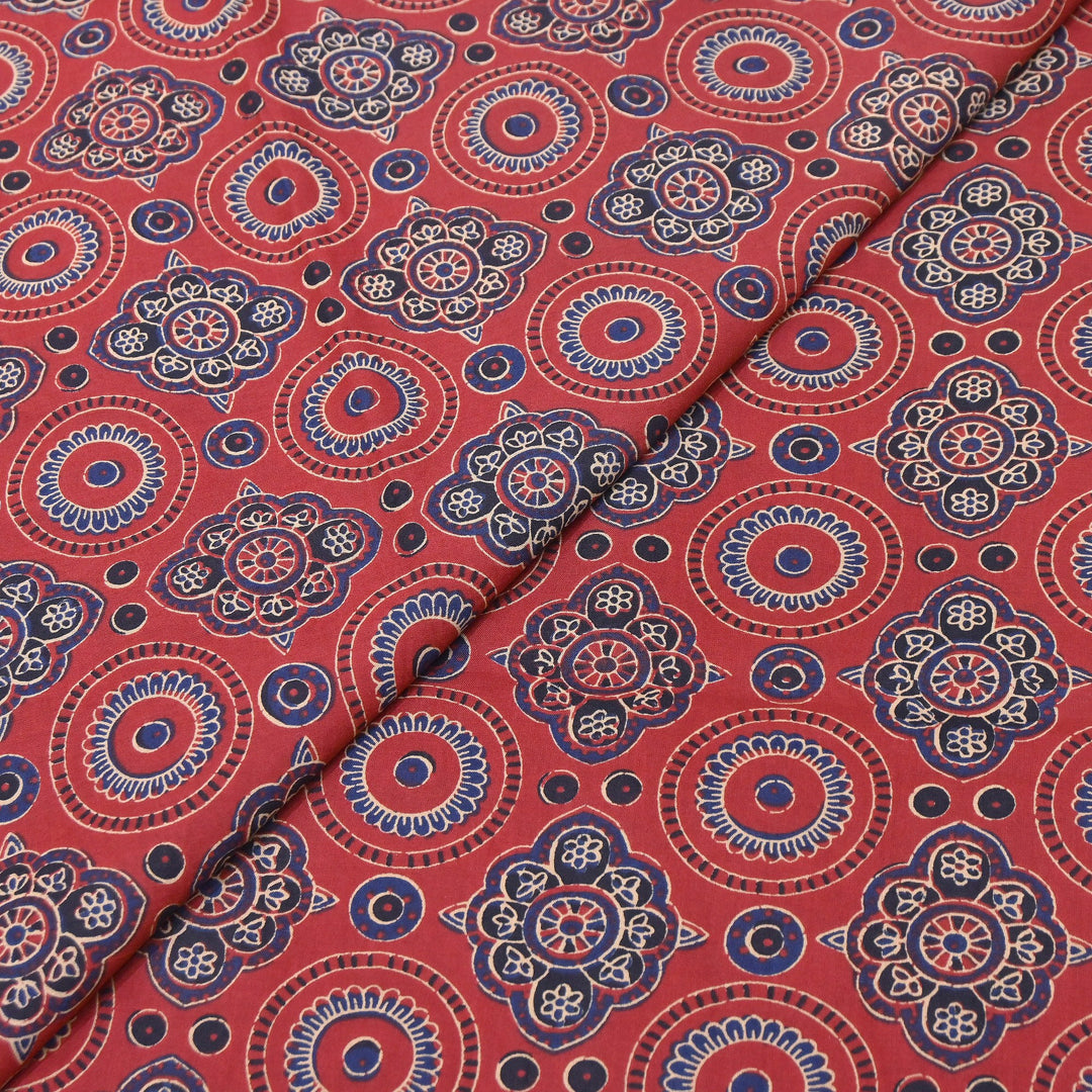 Premium Cotton Printed Fabric – Soft Breathable Designer Cotton Fabric - 000350-20