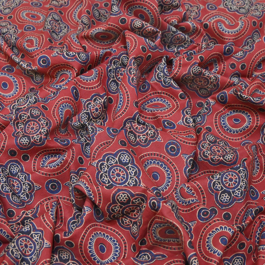 Premium Cotton Printed Fabric – Soft Breathable Designer Cotton Fabric - 000350-20