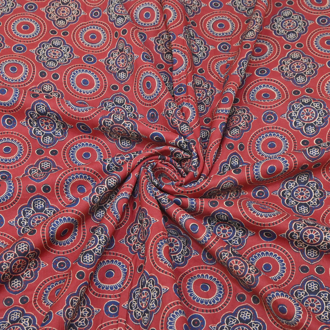 Premium Cotton Printed Fabric – Soft Breathable Designer Cotton Fabric - 000350-20