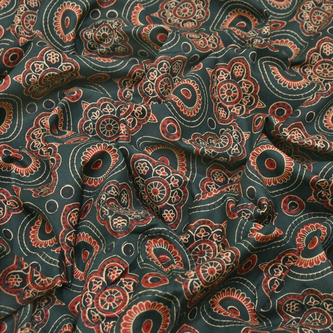 Premium Cotton Printed Fabric – Soft Breathable Designer Cotton Fabric - 000350-21
