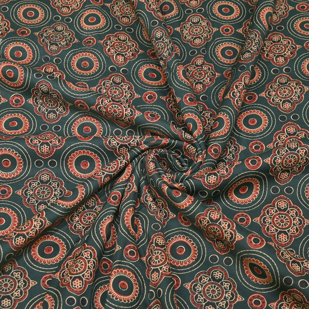 Premium Cotton Printed Fabric – Soft Breathable Designer Cotton Fabric - 000350-21