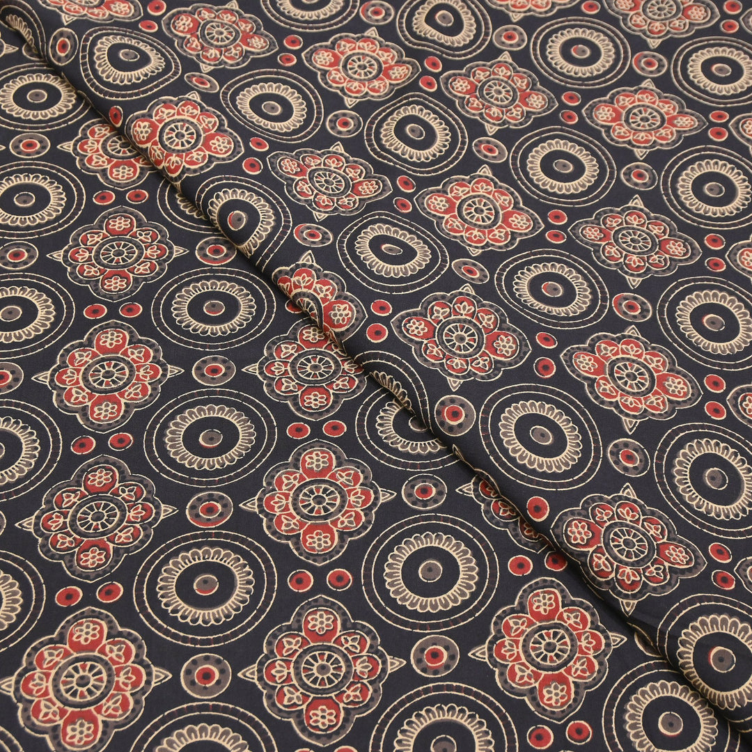 Premium Cotton Printed Fabric – Soft Breathable Designer Cotton Fabric - 000350-22