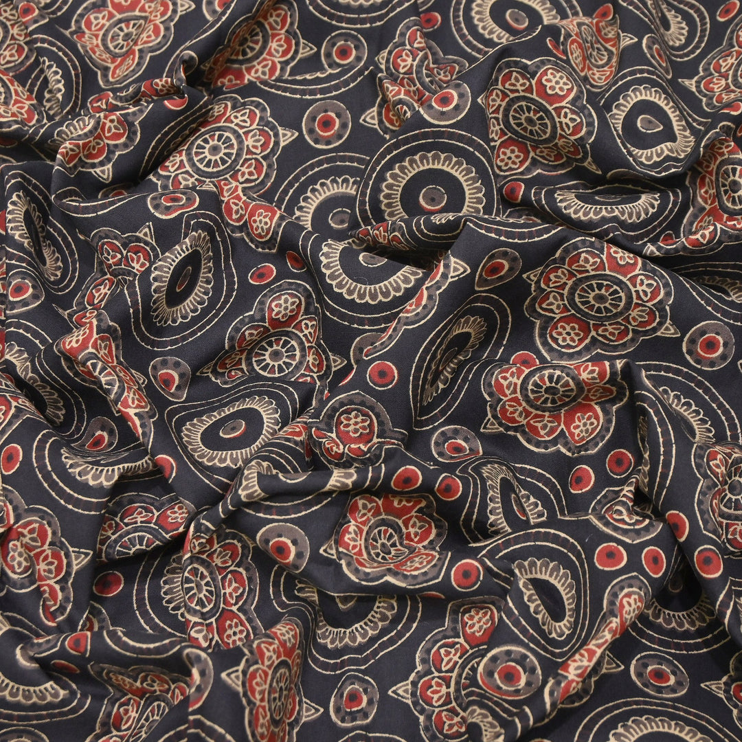 Premium Cotton Printed Fabric – Soft Breathable Designer Cotton Fabric - 000350-22