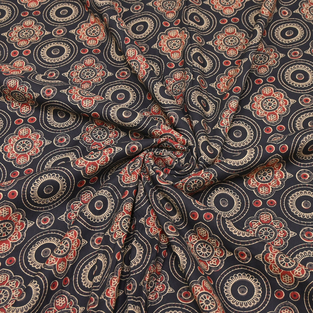 Premium Cotton Printed Fabric – Soft Breathable Designer Cotton Fabric - 000350-22