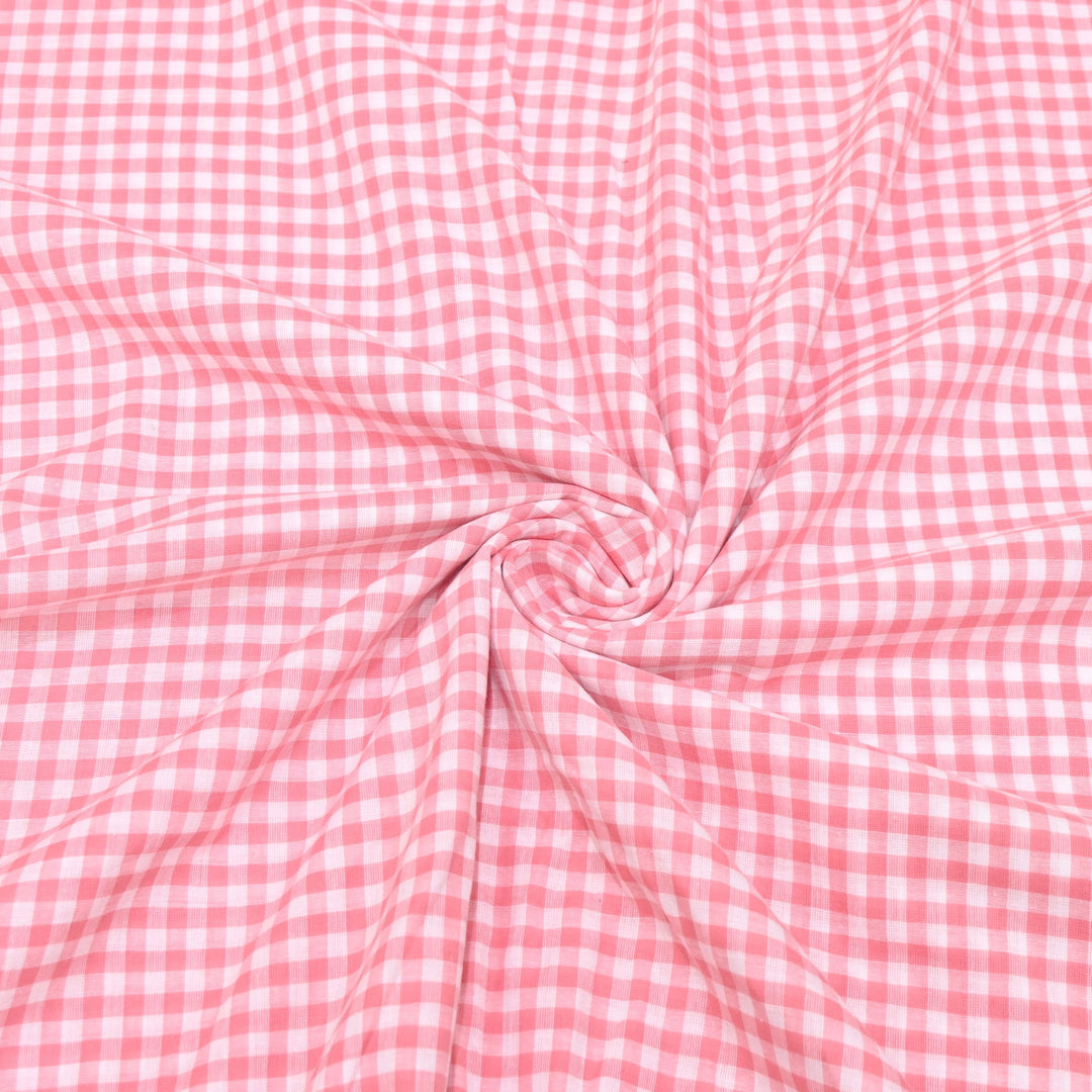 Handloom Cotton Checks | Soft Breathable Designer Cotton Fabric | MT4040-03