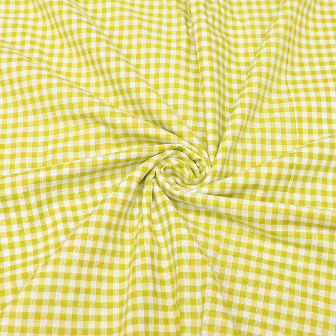 Handloom Cotton Checks | Soft Breathable Designer Cotton Fabric | MT4040-04