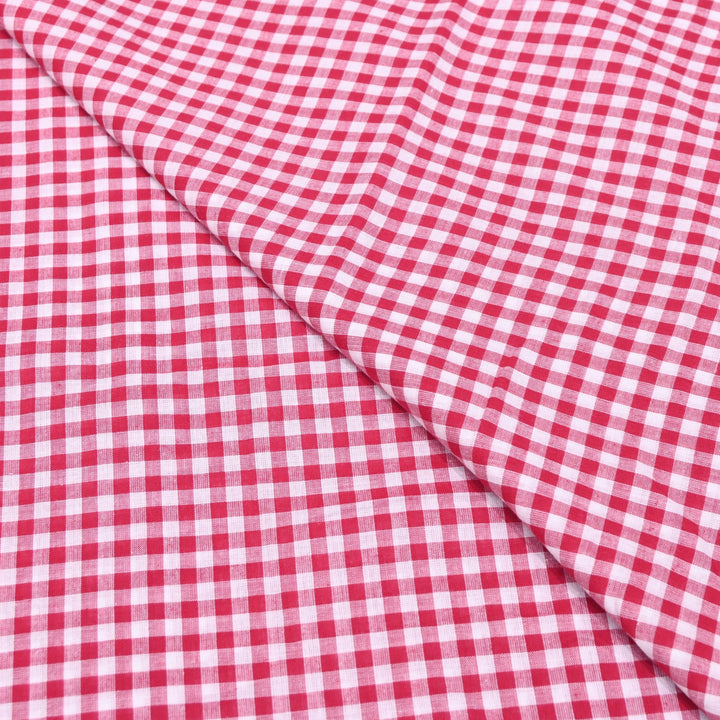 Handloom Cotton Checks | Soft Breathable Designer Cotton Fabric | MT4040-05