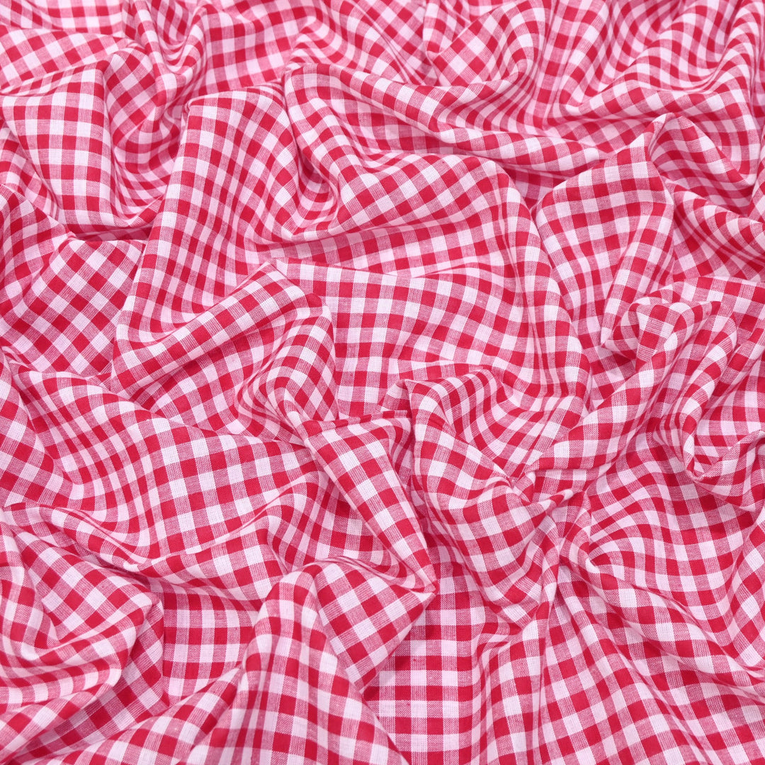 Handloom Cotton Checks | Soft Breathable Designer Cotton Fabric | MT4040-05