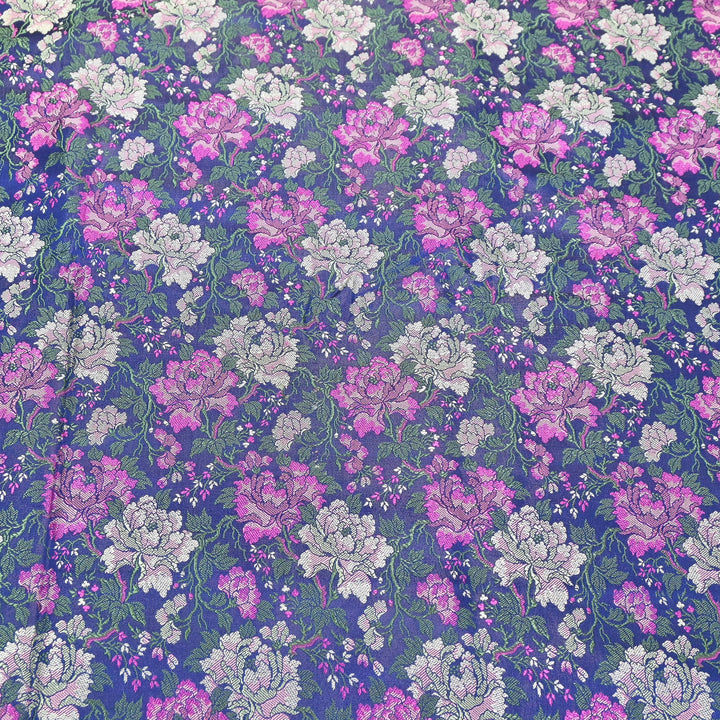 Satin Tanchui Brocade Fabric 44" | Luxury Traditional Designer Fabric | ZEB525-01