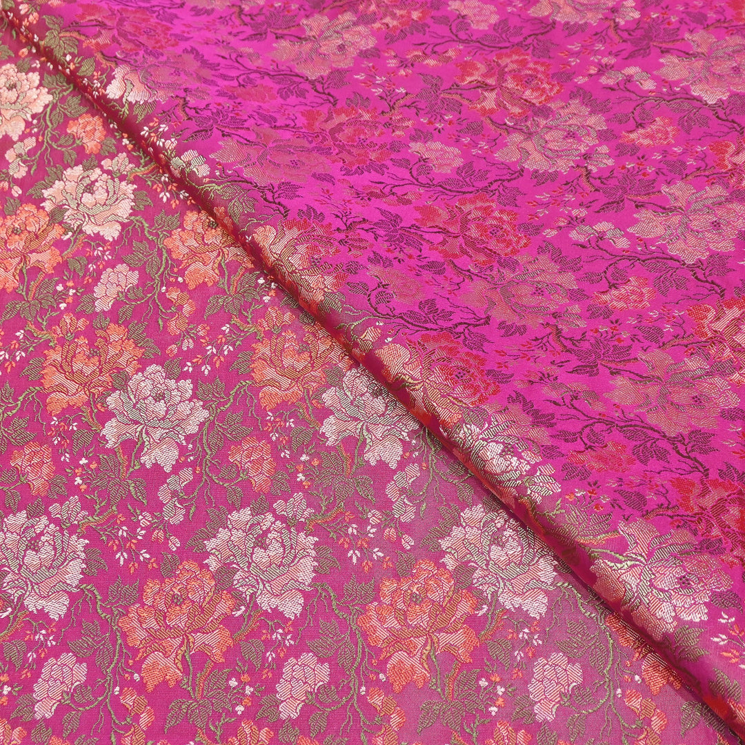 Satin Tanchui Brocade Fabric 44" | Luxury Traditional Designer Fabric | ZEB525-02