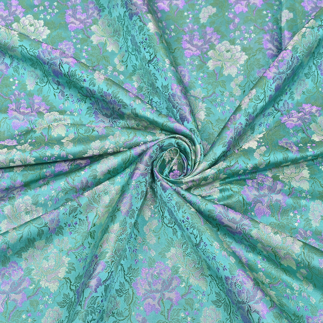 Satin Tanchui Brocade Fabric 44" | Luxury Traditional Designer Fabric | ZEB525-03