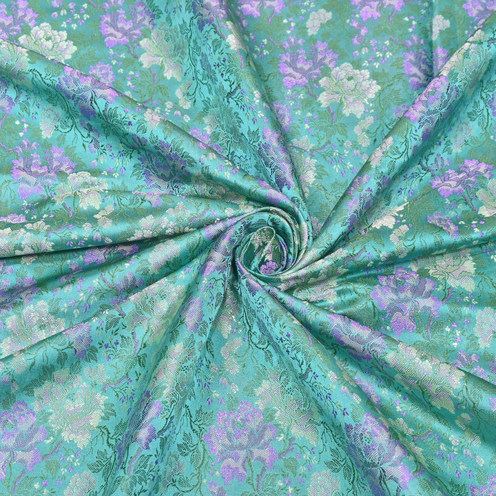 Satin Tanchui Brocade Fabric 44" | Luxury Traditional Designer Fabric | ZEB525-03