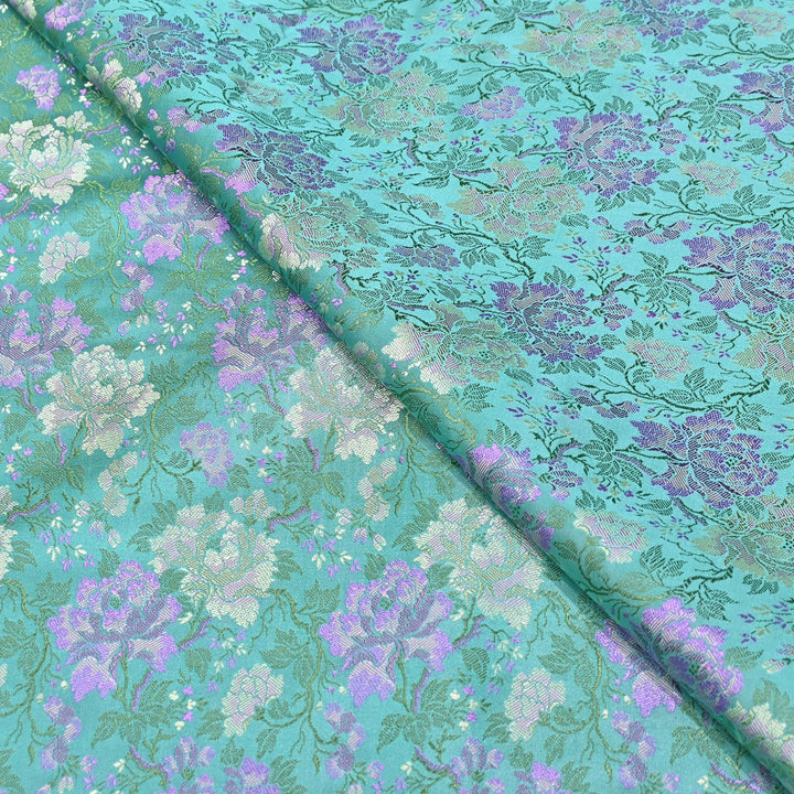 Satin Tanchui Brocade Fabric 44" | Luxury Traditional Designer Fabric | ZEB525-03