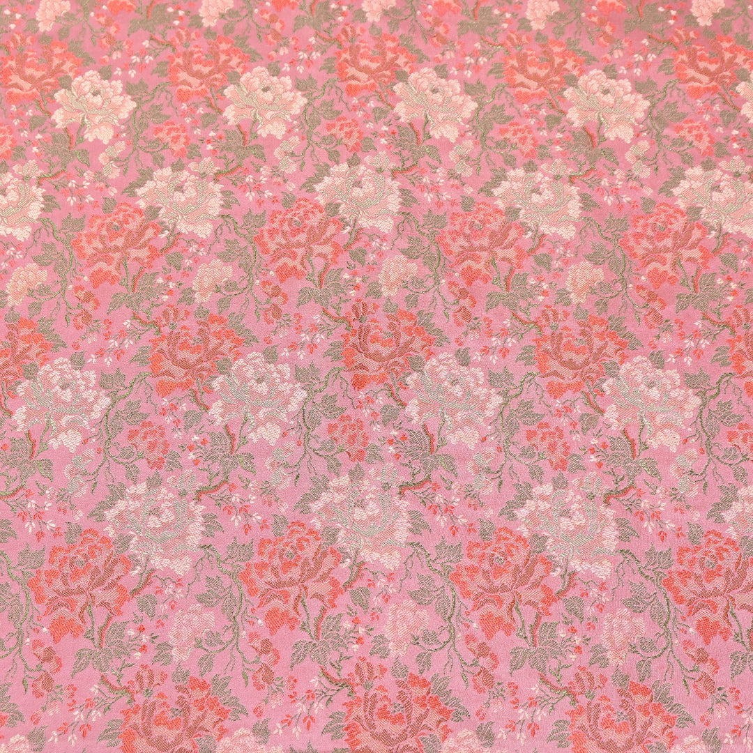 Satin Tanchui Brocade Fabric 44" | Luxury Traditional Designer Fabric | ZEB525-04
